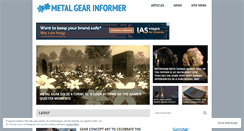 Desktop Screenshot of metalgearinformer.com