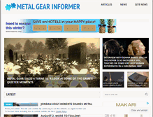 Tablet Screenshot of metalgearinformer.com